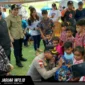 Polres Kepulauan Sangihe salurkan bantuan dan lakukan trauma healing bagi warga terdampak gempa di wilayah perbatasan menjelang Hari Bhayangkara ke-80.