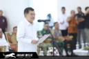 Ketua Umum PMI Pusat, Jusuf Kalla, saat melantik jajaran pengurus baru PMI Sulawesi Utara periode 2026-2031 di Wisma Negara Bumi Beringin, Manado, 15/06/26.