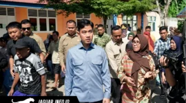 Wakil Presiden Gibran Rakabuming Raka saat kunjungan kerja di Kabupaten Asmat, Papua Selatan, Minggu (21/06/26).