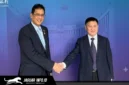 Menkeu Purbaya Yudhi Sadewa saat melakukan pertemuan bilateral dengan otoritas keuangan China di Beijing, 18/06/26.