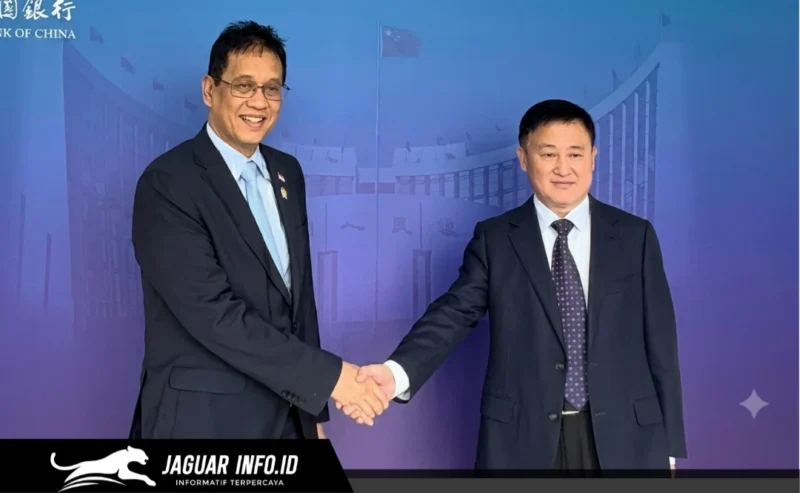Menkeu Purbaya Yudhi Sadewa saat melakukan pertemuan bilateral dengan otoritas keuangan China di Beijing, 18/06/26.