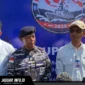 Dankodaeral VIII, Laksda TNI Dery Triesananto Suhendi, memberikan keterangan kepada awak media mengenai komitmen TNI AL dalam mendukung misi Ekspedisi Rupiah Berdaulat 2026 di Bitung.