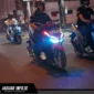 Komunitas pengguna Honda Vario saat mengikuti kegiatan city rolling dalam rangkaian Vario Street Nation 2026 di Manado, 20/06/26.