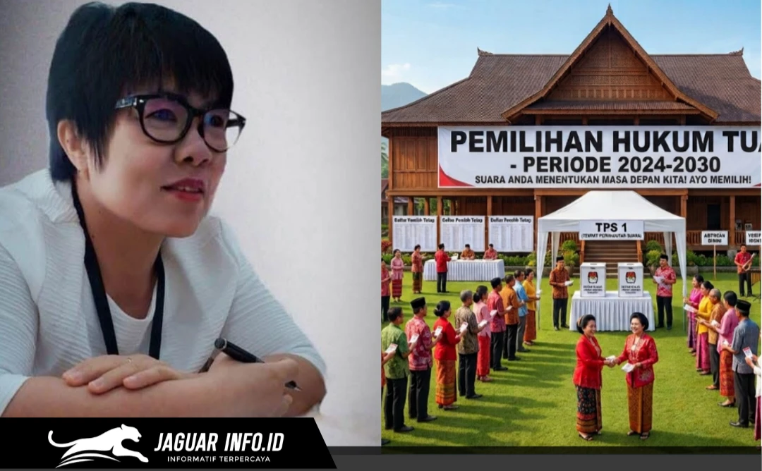 dr. Joulanda Mentang, MM, saat memberikan keterangan terkait keberatan hasil pemilihan Hukum Tua Desa Tolok Satu