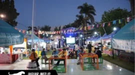Suasana stan UMKM binaan Pertamina Patra Niaga Regional Sulawesi dalam pameran 