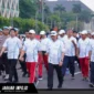 Kapolri Jenderal Listyo Sigit Prabowo saat menghadiri kegiatan olahraga bersama masyarakat di kawasan Car Free Day, Jakarta Pusat, Minggu (28/06/26).