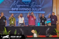 Bara Prima saat memberikan sambutan usai terpilih sebagai Ketua Ivendo Sulawesi Utara dalam Musda di Aston Hotel Manado, 02/07/26.