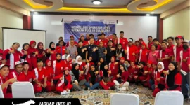 Kegiatan upskilling operator dan pengawas SPBU yang diselenggarakan oleh Pertamina Patra Niaga Regional Sulawesi dan Hiswana Migas Pare-Pare di Aula Pertemuan Lagota Cafe, Pare-Pare, pada 02/07/26.
