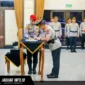 Kapolri memimpin upacara serah terima jabatan enam Kapolda di Rupattama Mabes Polri, Jakarta, Sabtu (04/07/26).