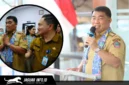 Direktur RS Manembo-nembo Bitung, Dr dr. Nicolas Chally Tirayoh, M.Kes., FISQua, saat mendampingi Gubernur Sulut Yulius Selvanus Komaling dalam peresmian Unit Pelayanan Dialisis, Senin 06/07/26.