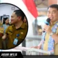 Direktur RS Manembo-nembo Bitung, Dr dr. Nicolas Chally Tirayoh, M.Kes., FISQua, saat mendampingi Gubernur Sulut Yulius Selvanus Komaling dalam peresmian Unit Pelayanan Dialisis, Senin 06/07/26.