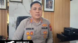 Kapolres Minahasa AKBP Steven J.R. Simbar memberikan keterangan pers terkait kesiapan pengamanan perayaan Pengucapan Syukur 2026.