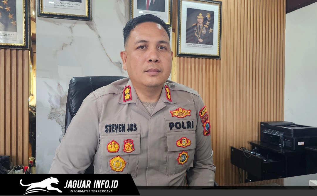Kapolres Minahasa AKBP Steven J.R. Simbar memberikan keterangan pers terkait kesiapan pengamanan perayaan Pengucapan Syukur 2026.