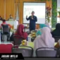 Suasana kegiatan sosialisasi Program Pendanaan Usaha Mikro dan Kecil (PUMK) serta edukasi penggunaan LPG oleh Pertamina Patra Niaga Regional Sulawesi bagi puluhan pelaku UMKM di Saung D’Luna, Takalar, 15/07/26.