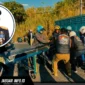 Wakapolda Sulut Brigjen Pol Awi Setiyono saat mengoordinasikan proses evakuasi korban kecelakaan lalu lintas di jalan raya. 