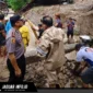 Kondisi permukiman warga dan fasilitas umum pasca diterjang banjir dan tanah longsor di Kabupaten Kepulauan Sangihe.