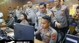 Suasana kegiatan asistensi dan supervisi Tim Stamaops Polri di Aula Tribrata secara umum.