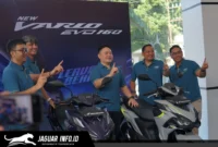 Suasana peluncuran resmi New Honda Vario Evo 160 pada acara Regional Press Gathering yang berlangsung di Dealer Honda DAW Maumbi, Minahasa Utara, Sabtu (25/7/2026).