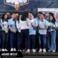 Perwakilan manajemen dan tim perusahaan saat mengikuti ajang penghargaan inovasi tingkat nasional secara umum.