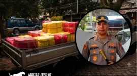 Barang bukti dugaan penyelundupan kosmetik ilegal asal Filipina