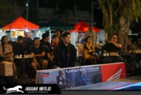 Suasana meriah para anggota komunitas otomotif dan hobi kreatif yang memadati area Mafana Coffee dalam kegiatan Honda Community Hub pada 25/07/26.