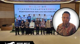 Suasana Rapat Koordinasi Wilayah TPAKD se-Provinsi Sulawesi Utara dan Gorontalo yang melibatkan pemerintah daerah dan industri keuangan.