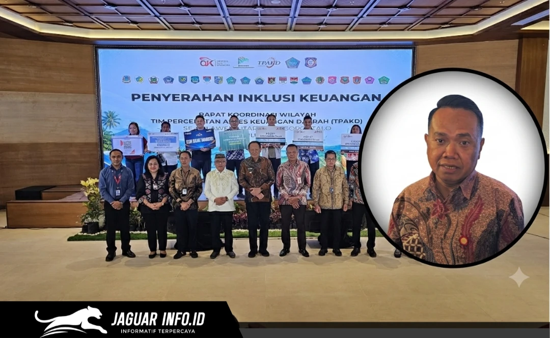Suasana Rapat Koordinasi Wilayah TPAKD se-Provinsi Sulawesi Utara dan Gorontalo yang melibatkan pemerintah daerah dan industri keuangan.