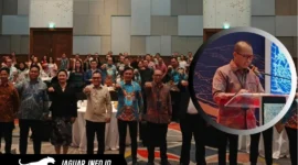 Foto bersama usai pembukaan kegiatan Diseminasi Laporan Perekonomian Provinsi Sulawesi Utara dan Bincang Ekonomi.