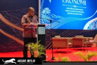 Deputi Kepala Perwakilan Bank Indonesia (BI) Provinsi Sulawesi Utara saat memaparkan Laporan Perekonomian Provinsi (LPP) periode Mei 2026 dan potensi hilirisasi kelapa di Manado, Kamis (30/7).
