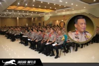 Ratusan personel Polri bersiap untuk diterjunkan ke delapan wilayah Polda prioritas guna memberikan edukasi dan sosialisasi terkait pencegahan kebakaran hutan dan lahan kepada masyarakat setempat.