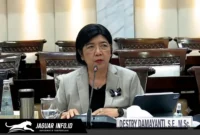 Suasana rapat kerja Komisi XI DPR RI di Kompleks Parlemen, Senayan, Jakarta, saat menetapkan jajaran pimpinan Bank Indonesia periode 2026-2031.