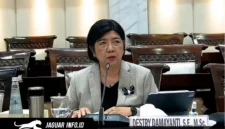 Suasana rapat kerja Komisi XI DPR RI di Kompleks Parlemen, Senayan, Jakarta, saat menetapkan jajaran pimpinan Bank Indonesia periode 2026-2031.