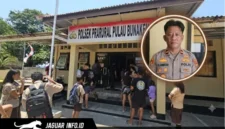 Kapolsek Bunaken Kepulauan Ipda Hesky Umboh berhasil mendamaikan perkelahian pelajar lewat mediasi kekeluargaan pada Jumat, 28/08/26.