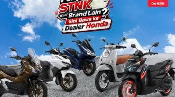 Flyer promo motor Honda terkait program penawaran spesial Repeat Order & Trade In dari PT Daya Adicipta Wisesa. (Foto: Dok. DAW)
