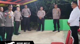 Kapolres Sitaro Sambang Duka ke kediaman keluarga korban kecelakaan kerja di Kampung Pehe Lindongan II, Kecamatan Siau Barat pada Selasa (04/08/26).