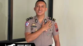 Ipda Desnal Christian, Kanit Regident Polres Minut, sukses memadukan ketegasan hukum dan sisi humanis dalam melayani masyarakat.