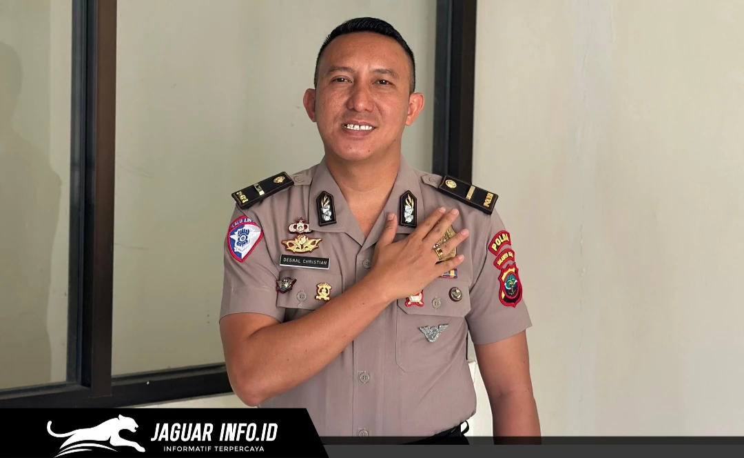 Ipda Desnal Christian, Kanit Regident Polres Minut, sukses memadukan ketegasan hukum dan sisi humanis dalam melayani masyarakat.
