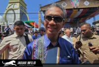 Kepala KPw Bank Indonesia Provinsi Sulawesi Utara, Joko Supratikto, saat memberikan keterangan dalam wawancara bersama awak media di sela-sela perhelatan TIFF 2026 di Kota Tomohon.