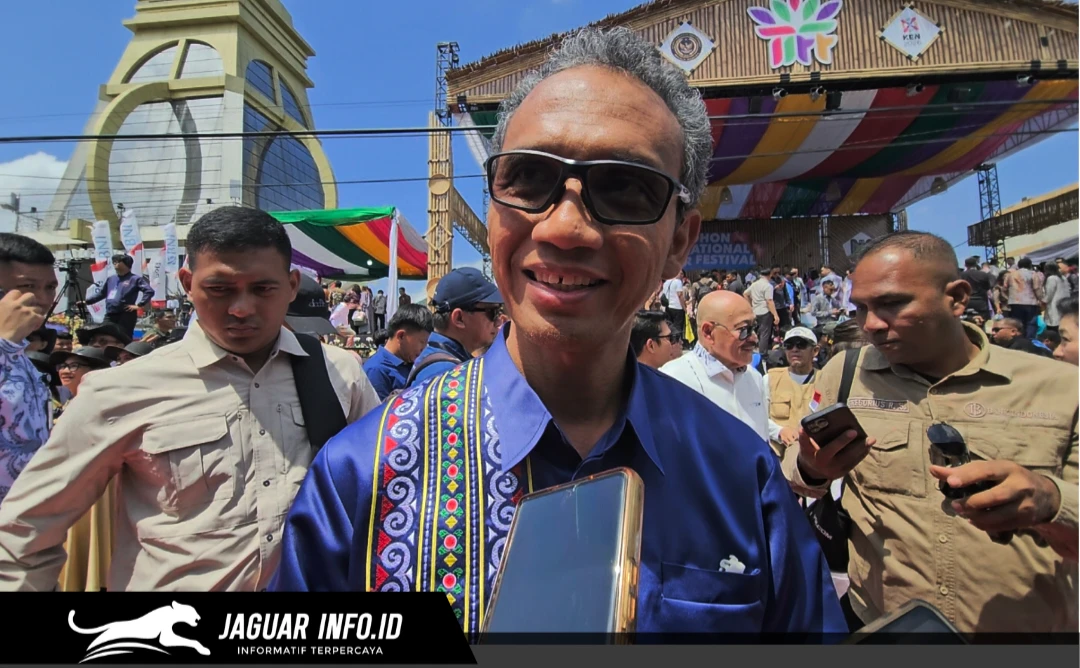 Kepala KPw Bank Indonesia Provinsi Sulawesi Utara, Joko Supratikto, saat memberikan keterangan dalam wawancara bersama awak media di sela-sela perhelatan TIFF 2026 di Kota Tomohon.