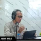 Suasana saat talk show bersama Kepala KPw Bank Indonesia (BI) Provinsi Sulawesi Utara, Joko Supratikto, di Studio RRI Manado pada 10/08/26. Dialog ini membahas persiapan dan kolaborasi strategis jelang pelaksanaan Urban Digifest 2026.