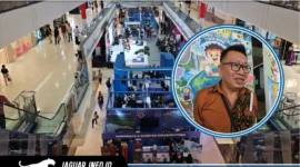 Servie Kilis, Ketua UMKM Naik Kelas Sulut, saat memberikan keterangan terkait pengembangan ekspor produk lokal di lokasi pameran Urban Digifest 2026, Kamis (13/08/26).