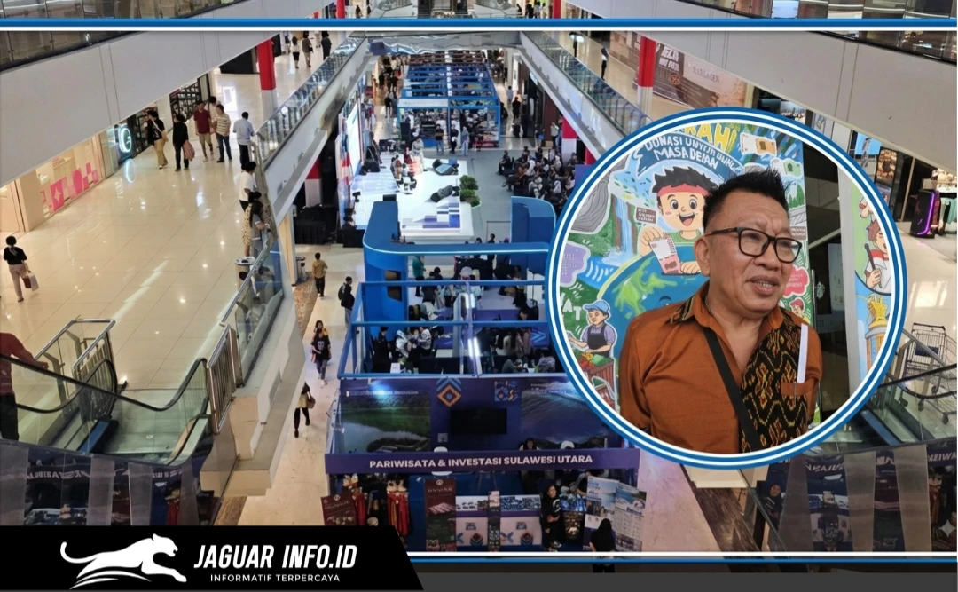 Servie Kilis, Ketua UMKM Naik Kelas Sulut, saat memberikan keterangan terkait pengembangan ekspor produk lokal di lokasi pameran Urban Digifest 2026, Kamis (13/08/26).