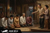 Suasana kantor pemerintahan desa/kotak suara. Masyarakat Desa Wineru, Kecamatan Kakas, mempertanyakan sikap BPD yang belum menyerahkan laporan hasil Pemilihan Hukum Tua (Pilhut) ke Pemerintah Kabupaten Minahasa.