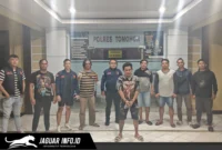 URC Polres Tomohon berhasil menangkap pelaku kasus penganiayaan di Tomohon pada 15/08/26. Pelaku ditangkap di Minahasa beserta barang bukti senjata tajam.