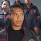 Kanit 2 Tim URC Ditreskrimum Polda Sulut, Iptu Andros Hinur, saat memberikan keterangan kepada awak media terkait pengungkapan kasus pengiriman ganja di Mapolda Sulut