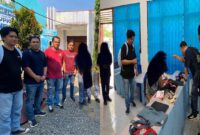Tim URC Ditreskrimum Polda Sulut bersama Polresta Manado saat mendatangi lokasi SMAN 7 Manado, SMAN 2 Manado, dan SMKN 2 Manado guna melaksanakan tindakan preventif terhadap kasus pengancaman pelajar pada 30/09/26.
