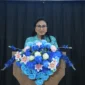 Ketua TP PKK Provinsi Sulawesi Utara, Anik Yulius Selvanus, saat memberikan sambutan resmi dalam pembukaan kegiatan lomba cipta menu di Graha Gubernuran Sulawesi Utara, Selasa (22/9/2026).