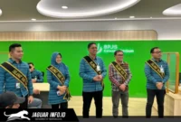 Suasana kegiatan Hari Pelanggan Nasional (Harpelnas) 2026 di Kantor Cabang BPJS Ketenagakerjaan Manado.