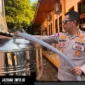 Kapolres Sitaro memimpin langsung penyaluran bantuan air bersih sebanyak 6.000 liter untuk warga Kampung Hiung pada 6/9/2026 akibat kemarau panjang.