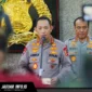 Kapolri Jenderal Polisi Listyo Sigit Prabowo saat memberikan instruksi kepada jajaran dalam keterangan pers di Mabes Polri. (Dok. Polri)